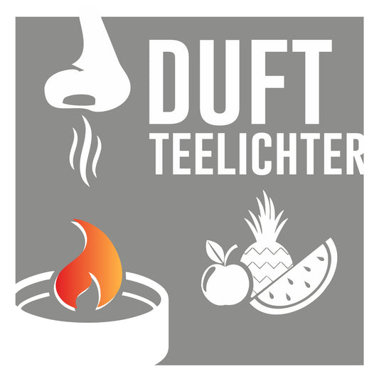 Duft-Teelichtkerzen "Sanfte Vanille" 4h - by GIES -
